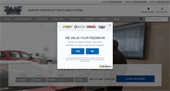 Desktop Screenshot of fairwaychevy.com